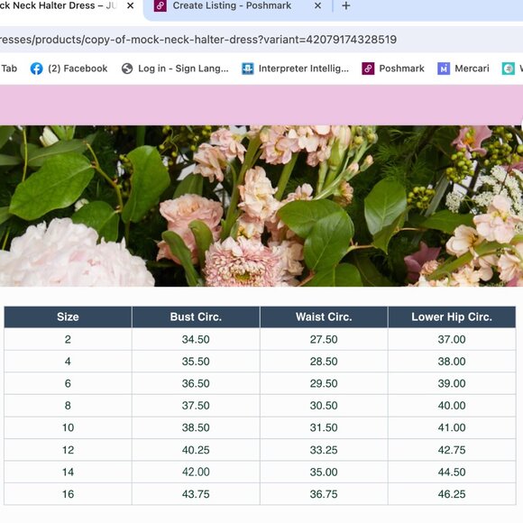 JULIA JORDAN MOCK NECK HALTER DRESS: Size 14W - Picture 11 of 14